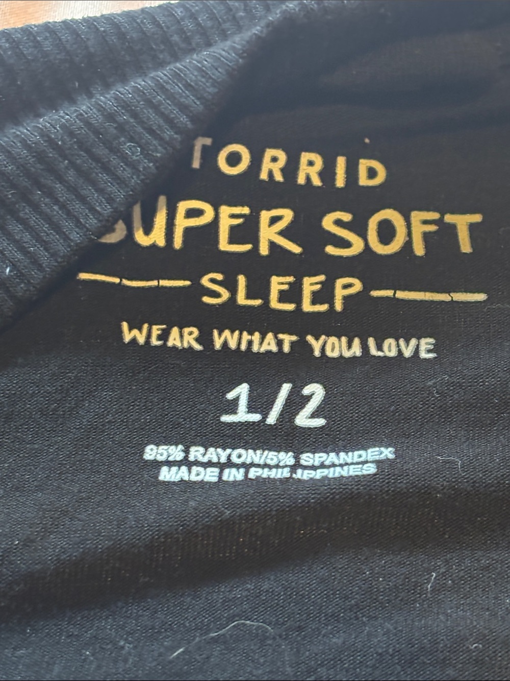 Torrid Robe Plus Size Intimates Lounge Sleep Women’s Bathrobe 1X2X Black - Picture 11 of 14